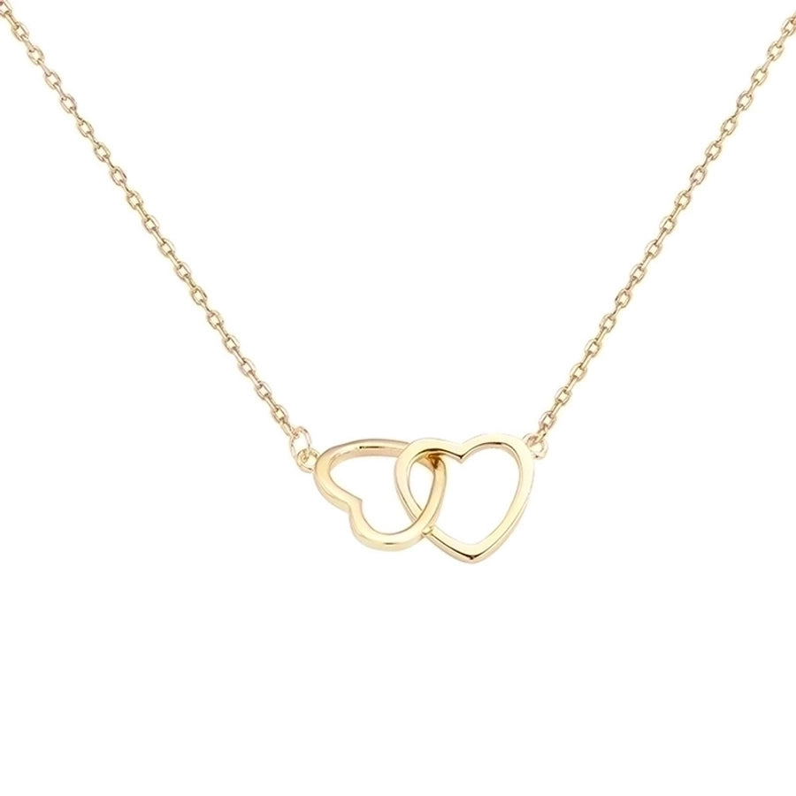 Timeless Heart Necklace 304 Stainless Steel 18K Gold Plated-Bijou Crush