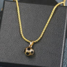 Casual Basketball Football Stainless Steel Enamel Unisex Pendant Necklace-Bijou Crush