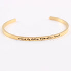 Quotes Letter Bracelet Bangle – 304 Stainless Steel-Bijou Crush