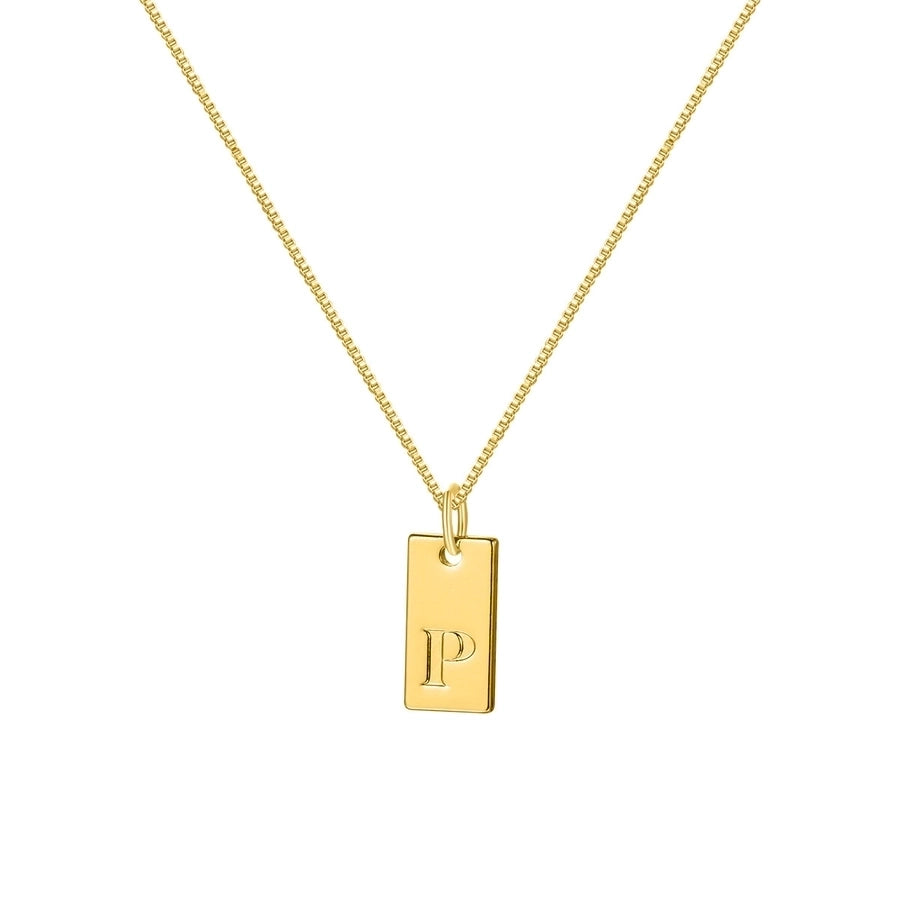 Trendy Minimalist Casual Necklace Letter Alloy Plating Women's Necklace-Bijou Crush