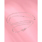 925 Sterling Silver Cable Chain Box Chain Solid Color Necklace-Bijou Crush