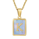 Fashion Letter Titanium Steel Necklace-Bijou Crush