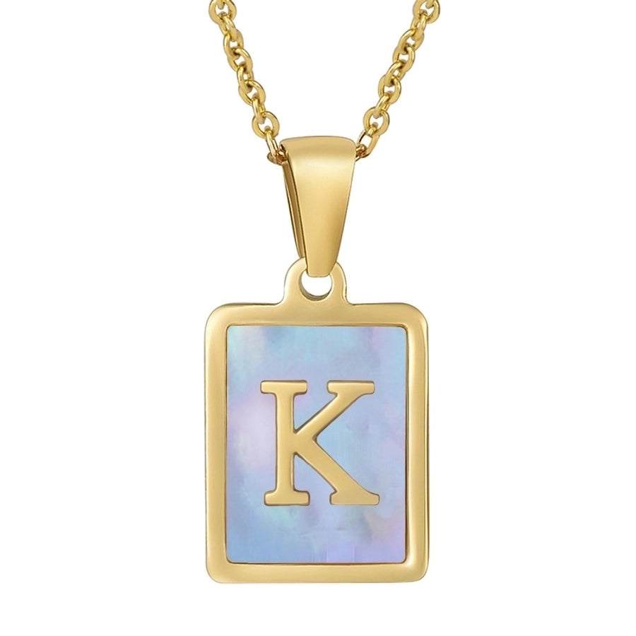 Fashion Letter Titanium Steel Necklace-Bijou Crush