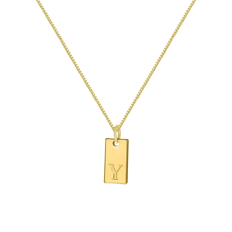Trendy Minimalist Casual Necklace Letter Alloy Plating Women's Necklace-Bijou Crush