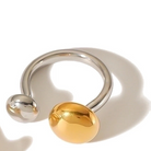 Minimalist Open Circle Rings – Polished Elegance in 18K Gold-Plated Stainless Steel-Bijou Crush