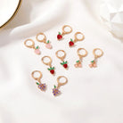 Fruit Plating Copper Artificial Gemstones Earrings-Bijou Crush