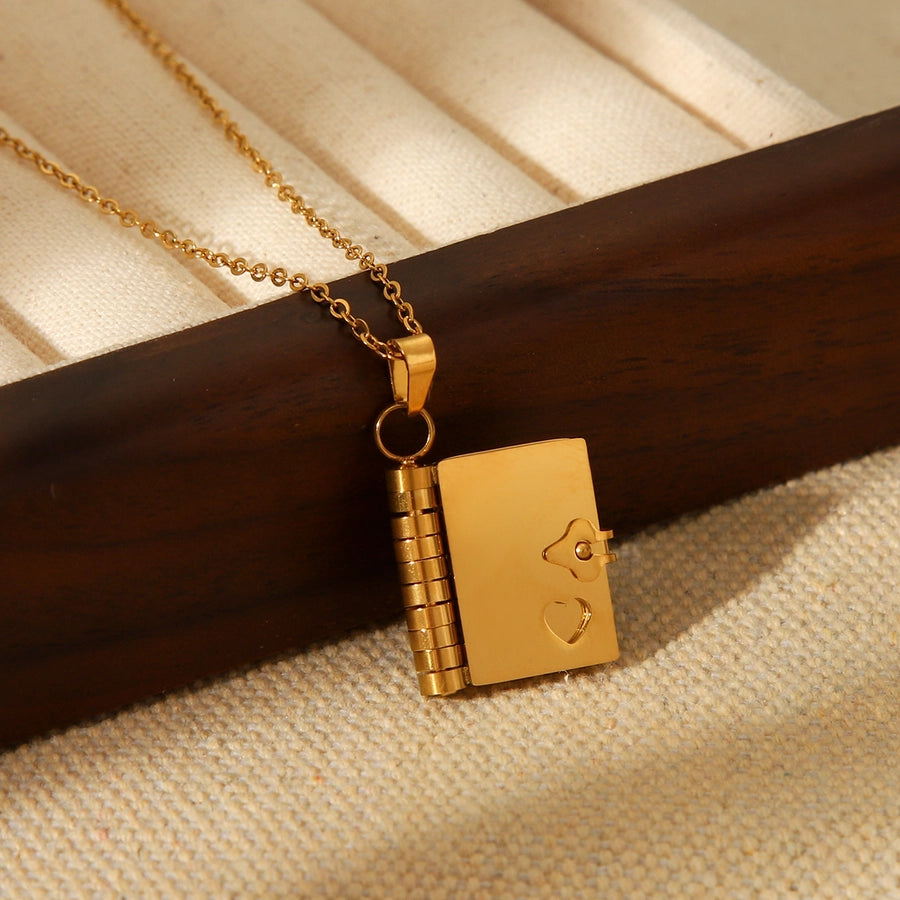 Trendy Minimalist Casual Necklace – 18K Gold Plated 304 Stainless Steel Pendant-Bijou Crush