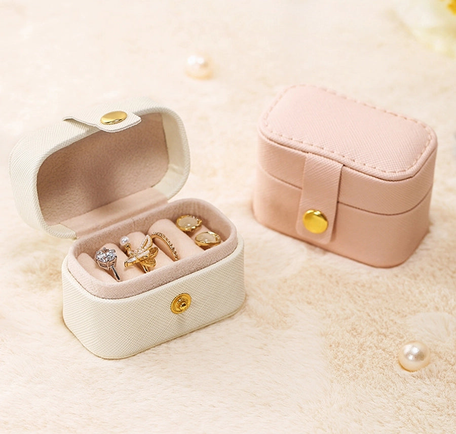 1 Piece Pu Leather Casual Solid Color Jewelry Boxes-Bijou Crush