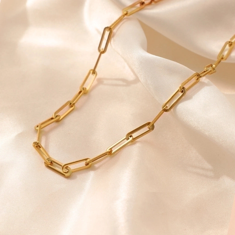 Minimalist Stainless Steel Necklace – 304 Stainless Steel Sleek Design-Bijou Crush