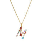Copper Letter Copper Necklaces-Bijou Crush