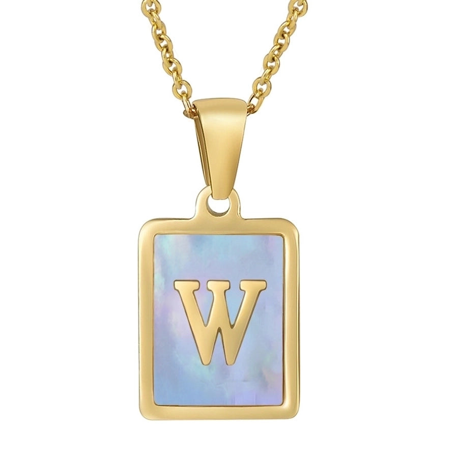 Fashion Letter Titanium Steel Necklace-Bijou Crush