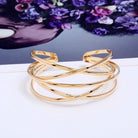 Retro Simple Style Solid Color Iron Women's Bangle Bracelet-Bijou Crush