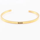 Quotes Letter Bracelet Bangle – 304 Stainless Steel-Bijou Crush