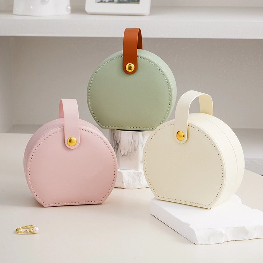 1 Piece Pu Leather Casual Solid Color Jewelry Boxes-Bijou Crush