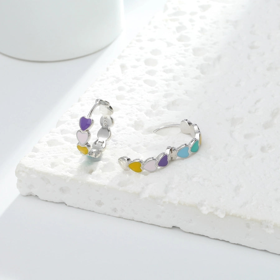 Heartthrob Sterling Silver Earrings – Sweet and Stylish-Bijou Crush