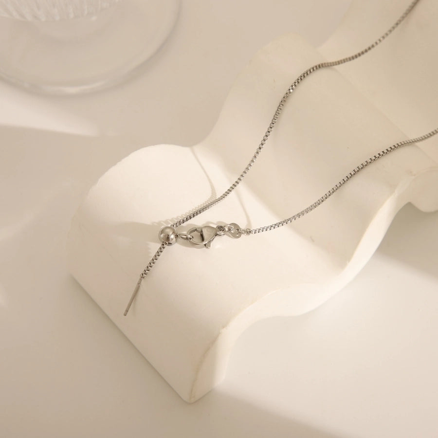 Minimalistic 304 Stainless Steel 18K Gold Plated Necklace-Bijou Crush