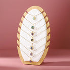 Modern Style Artistic Geometric Solid Wood Jewelry Rack-Bijou Crush