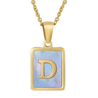 Fashion Letter Titanium Steel Necklace-Bijou Crush
