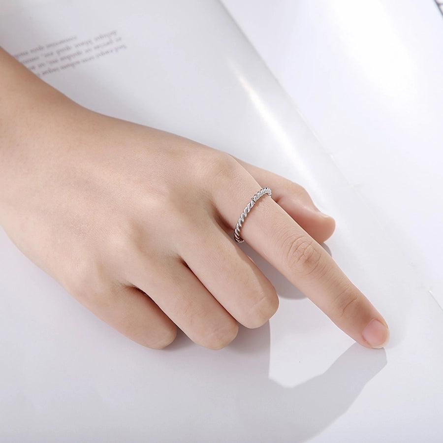 Twist It Up: 304 Stainless Steel 18K Gold Plated Ring-Bijou Crush