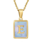 Fashion Letter Titanium Steel Necklace-Bijou Crush