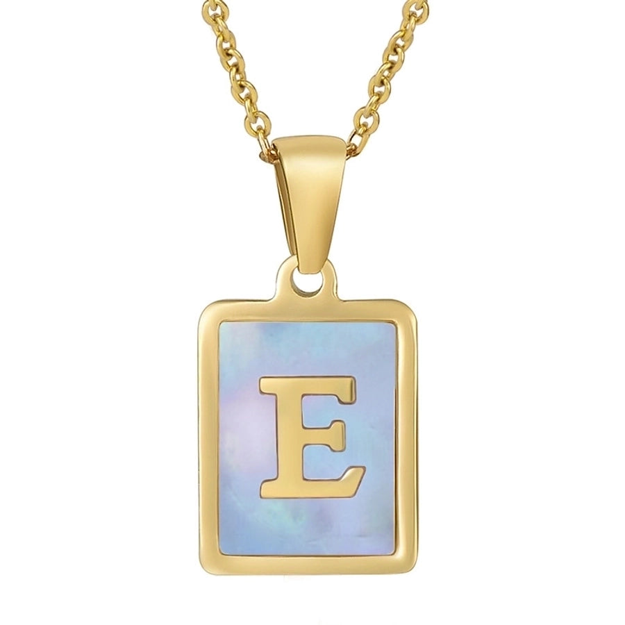 Fashion Letter Titanium Steel Necklace-Bijou Crush