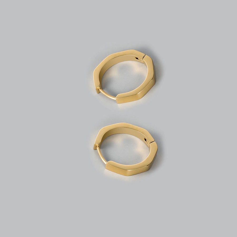 Timeless Minimalist Earrings – Dual-Tone Elegance-Bijou Crush