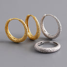 925 Sterling Silver Geometric Hoop Earrings-Bijou Crush