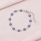 Basic Flower Stainless Steel 18K Gold Plated None Bracelets-Bijou Crush