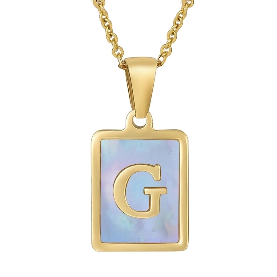 Fashion Letter Titanium Steel Necklace-Bijou Crush