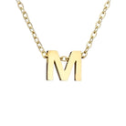 Letter Stainless Steel Titanium Plating Necklace-Bijou Crush