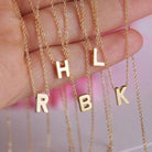 Letter Stainless Steel Titanium Plating Necklace-Bijou Crush