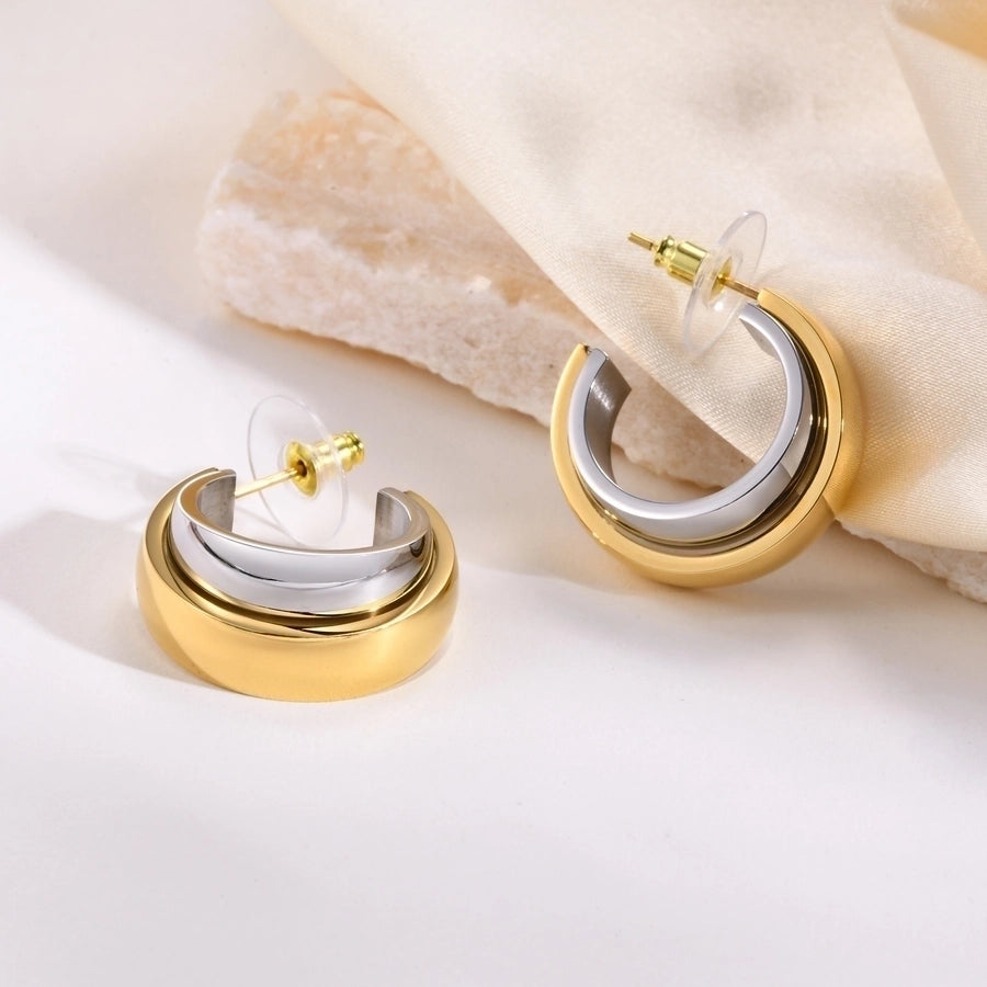 Bold Color Block Earrings – Everyday Luxe-Bijou Crush