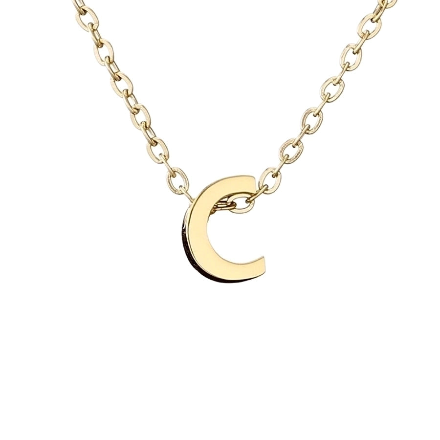 Letter Stainless Steel Titanium Plating Necklace-Bijou Crush