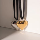 Golden Heart Necklace – 18K Gold-Plated Stainless Steel Pendant with Timeless Love-Bijou Crush