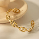 Minimalist Gold Bangle – 14K Gold-Plated Stainless Steel Elegance-Bijou Crush