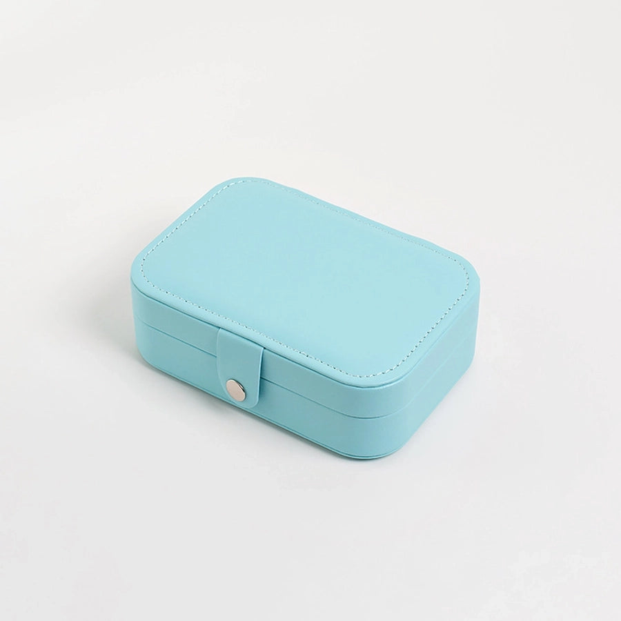 Simple Style Solid Color Leather PU Jewelry Boxes-Bijou Crush