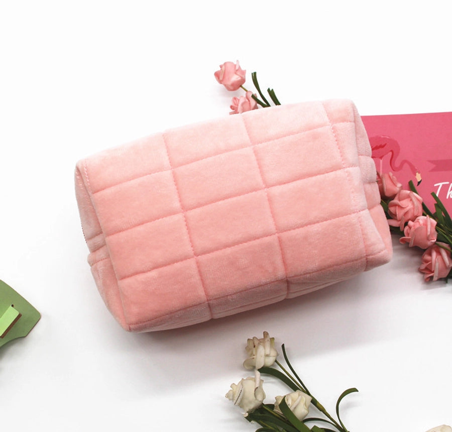 Radiant Glow XL Pouch – Stylish High-Capacity Pencil & Cosmetic Organizer-Bijou Crush