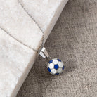 Simple Style Football 304 Stainless Steel Epoxy 18K Gold Plated Pendant Necklace-Bijou Crush