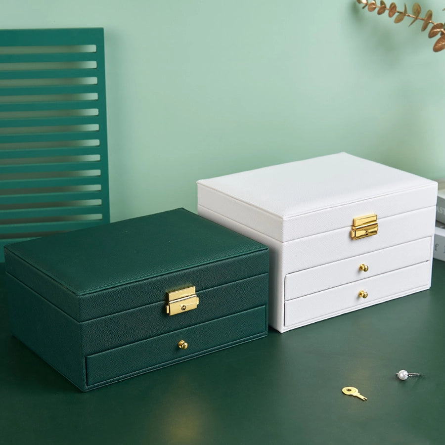 Three-layer Drawer Multi-function Storage Jewelry Box-Bijou Crush