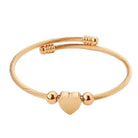 Heart Shape Titanium Steel Rings Bracelets-Bijou Crush