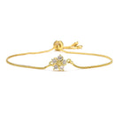 Fashion Flower Copper Zircon Bracelets-Bijou Crush