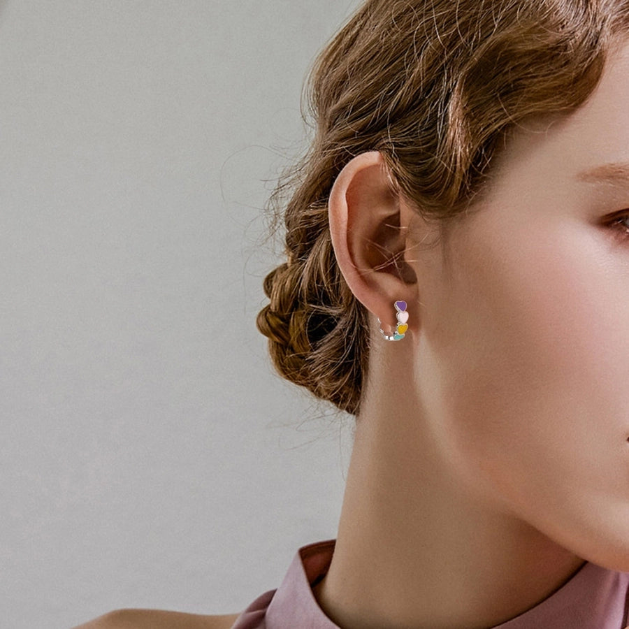 Heartthrob Sterling Silver Earrings – Sweet and Stylish-Bijou Crush