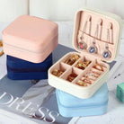 Simple Style Solid Color Leather Jewelry Boxes-Bijou Crush