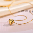 18K Gold Sweetheart Pendant - Stainless Steel Drip with Major Heart Energy-Bijou Crush