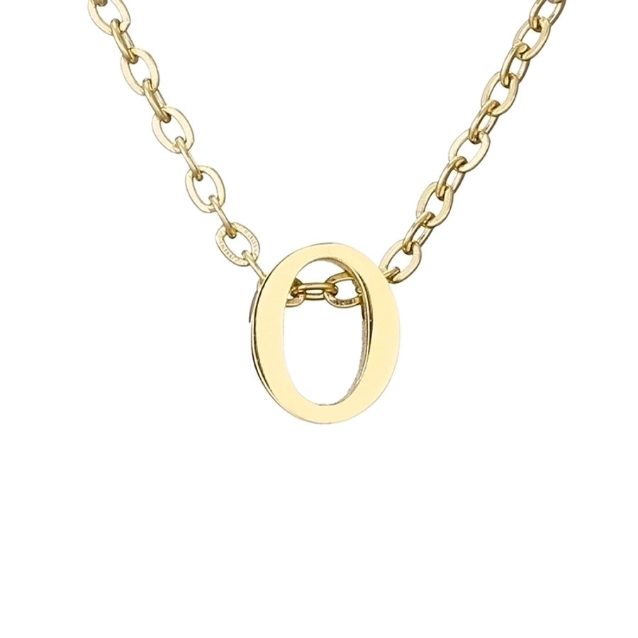 Letter Stainless Steel Titanium Plating Necklace-Bijou Crush