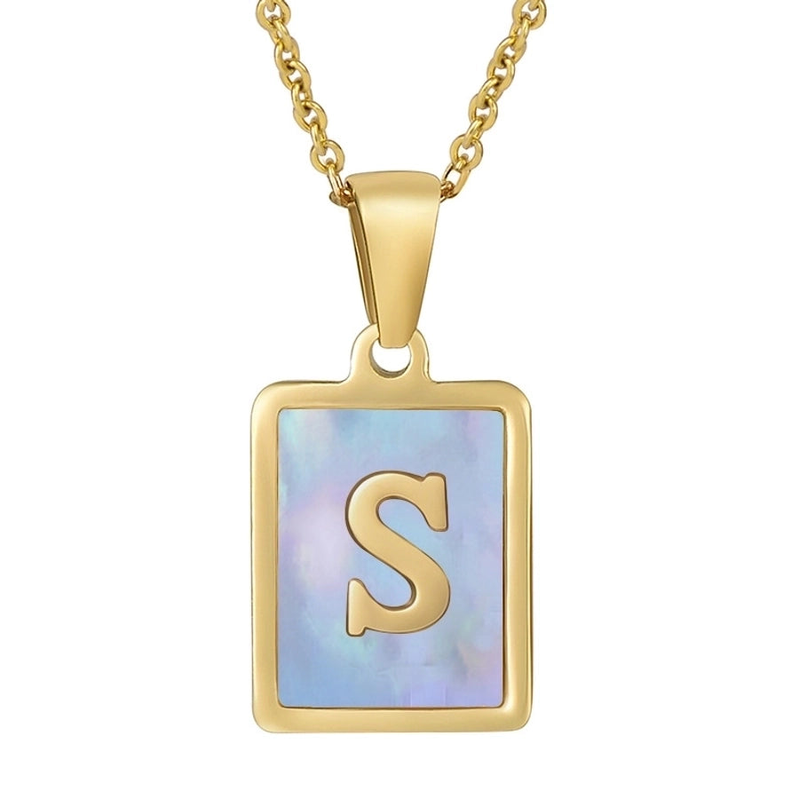 Fashion Letter Titanium Steel Necklace-Bijou Crush