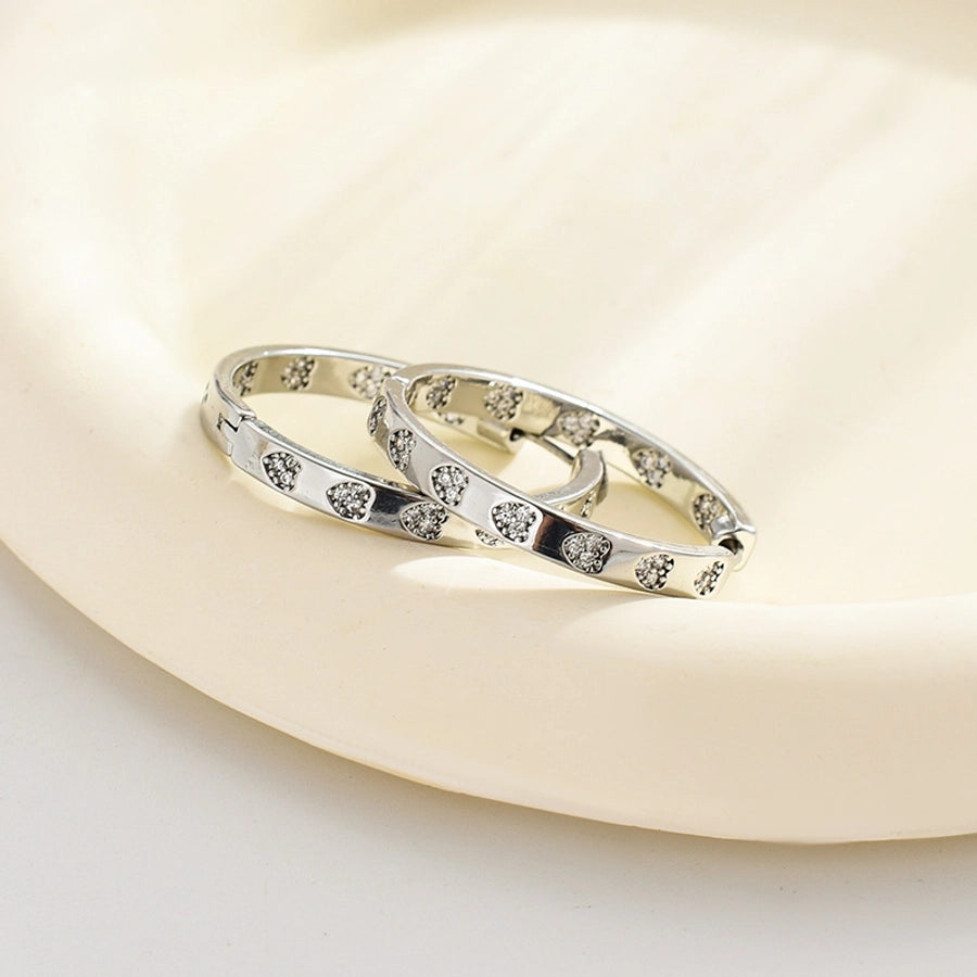 Elegant Geometric Zircon Earrings – Timelessly Chic-Bijou Crush