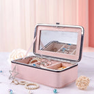 Retro Solid Color Leather PU Jewelry Boxes-Bijou Crush