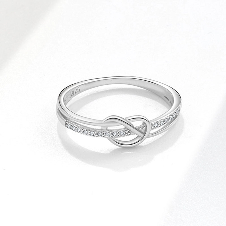 18K Gold-Plated Sterling Silver Knot Ring-Bijou Crush