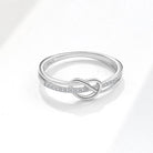 18K Gold-Plated Sterling Silver Knot Ring-Bijou Crush